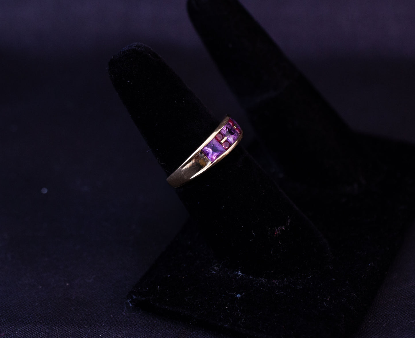 Amethyst Ruby Ring
