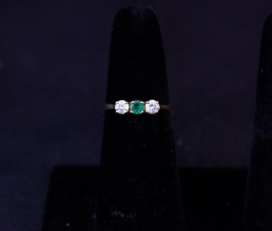 Emerald Diamond Ring