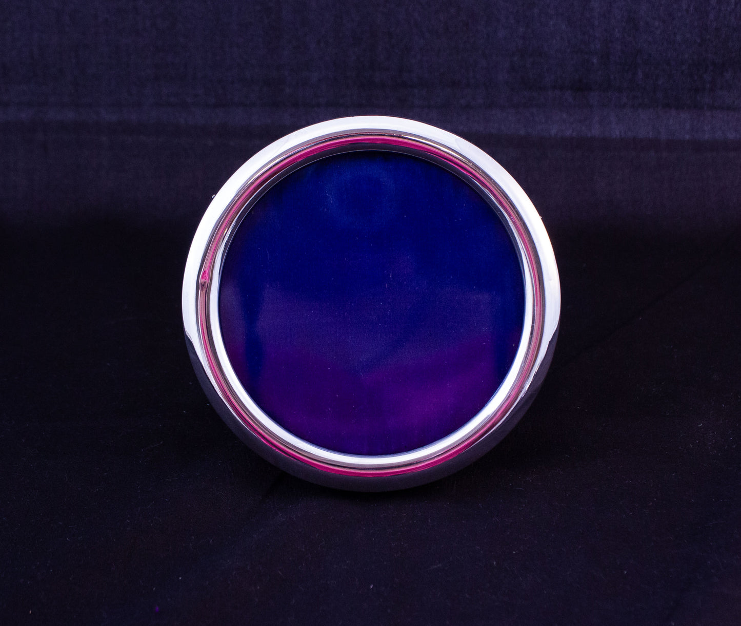 Round Silver Frame