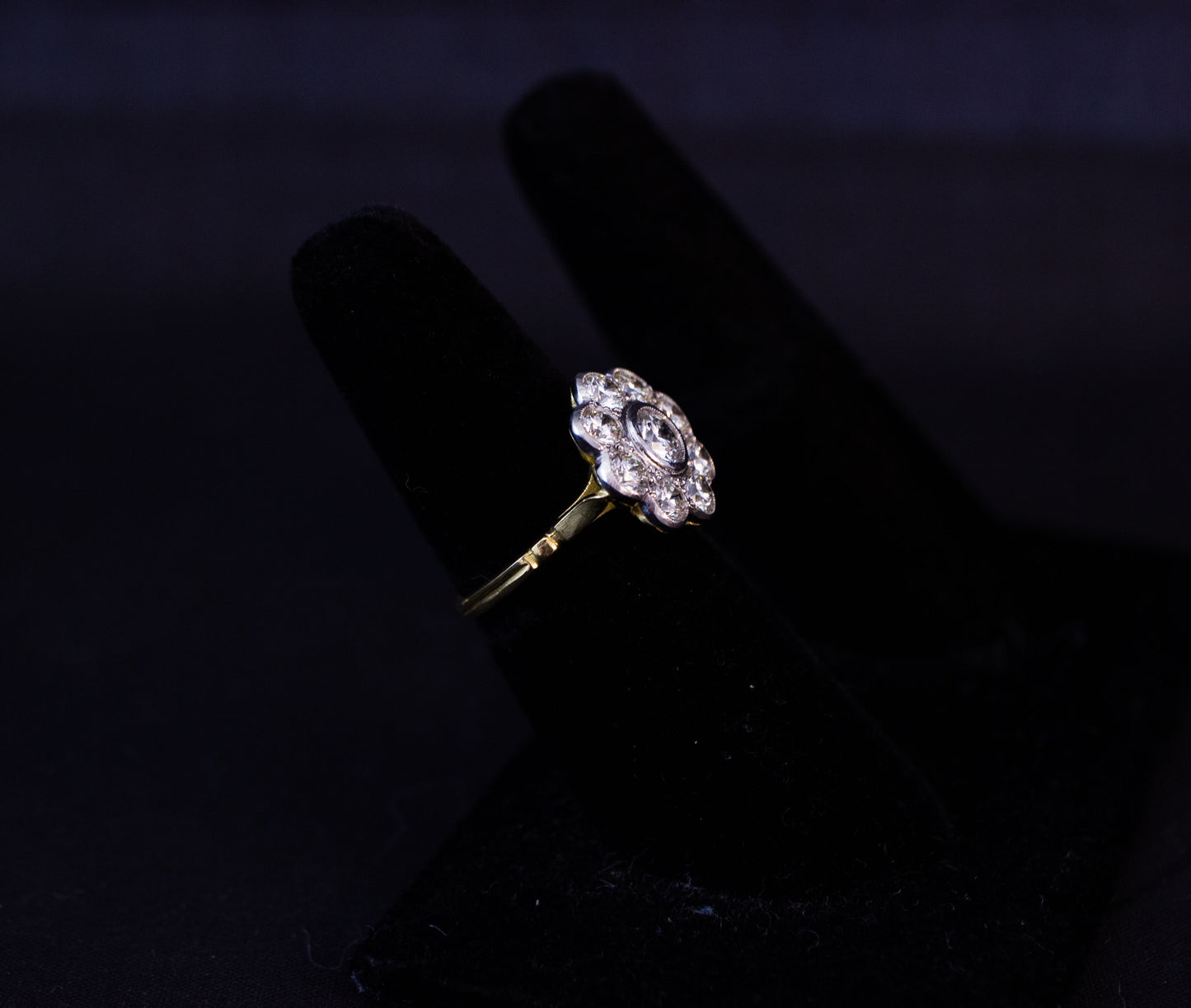 Diamond Daisy Ring
