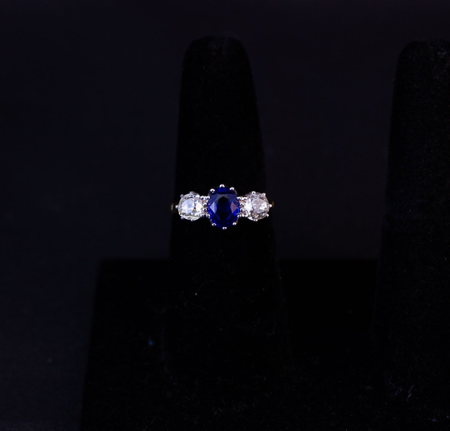 Sapphire Diamond Ring