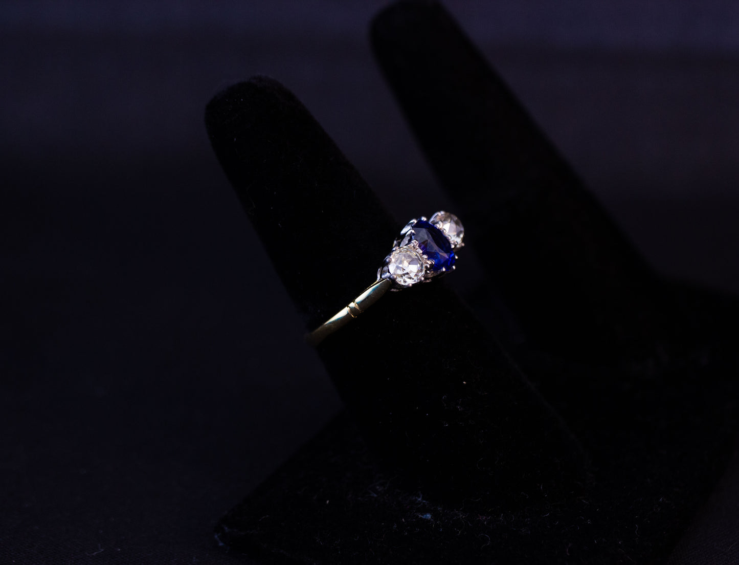 Sapphire Diamond Ring