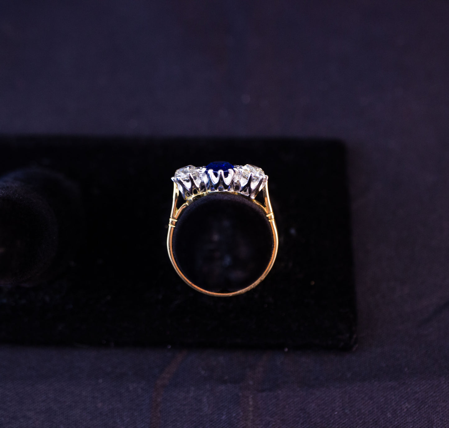 Sapphire Diamond Ring