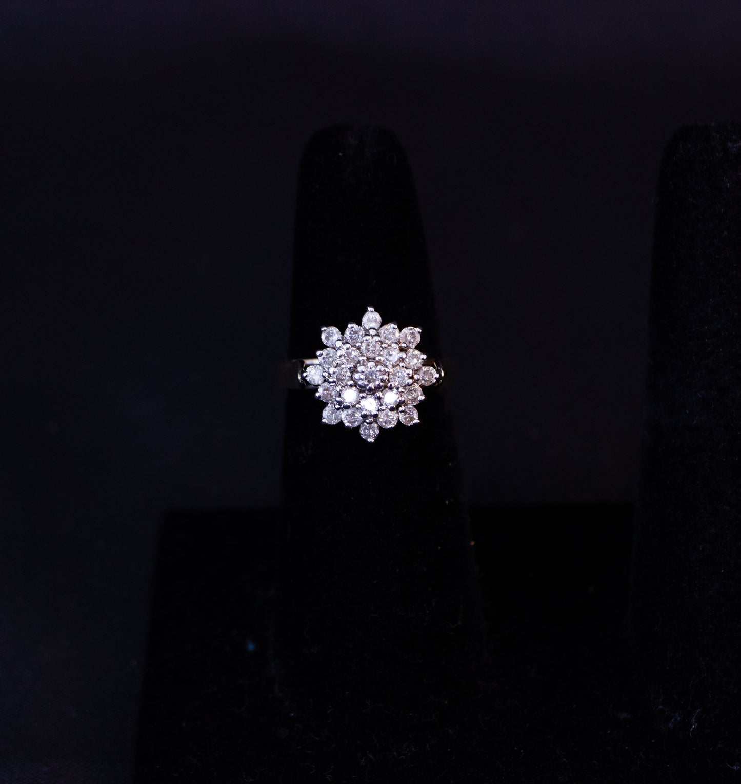 Diamond Cluster Ring