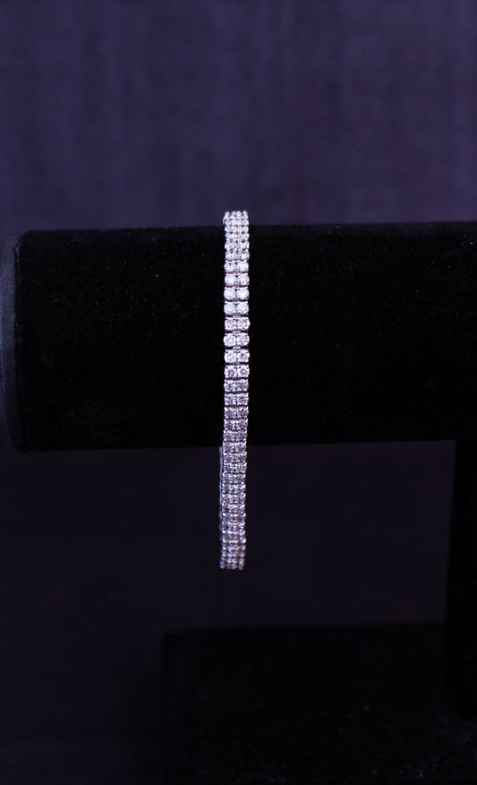 Double Row Tennis Bracelet