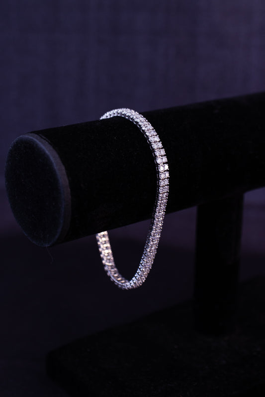 Double Row Tennis Bracelet