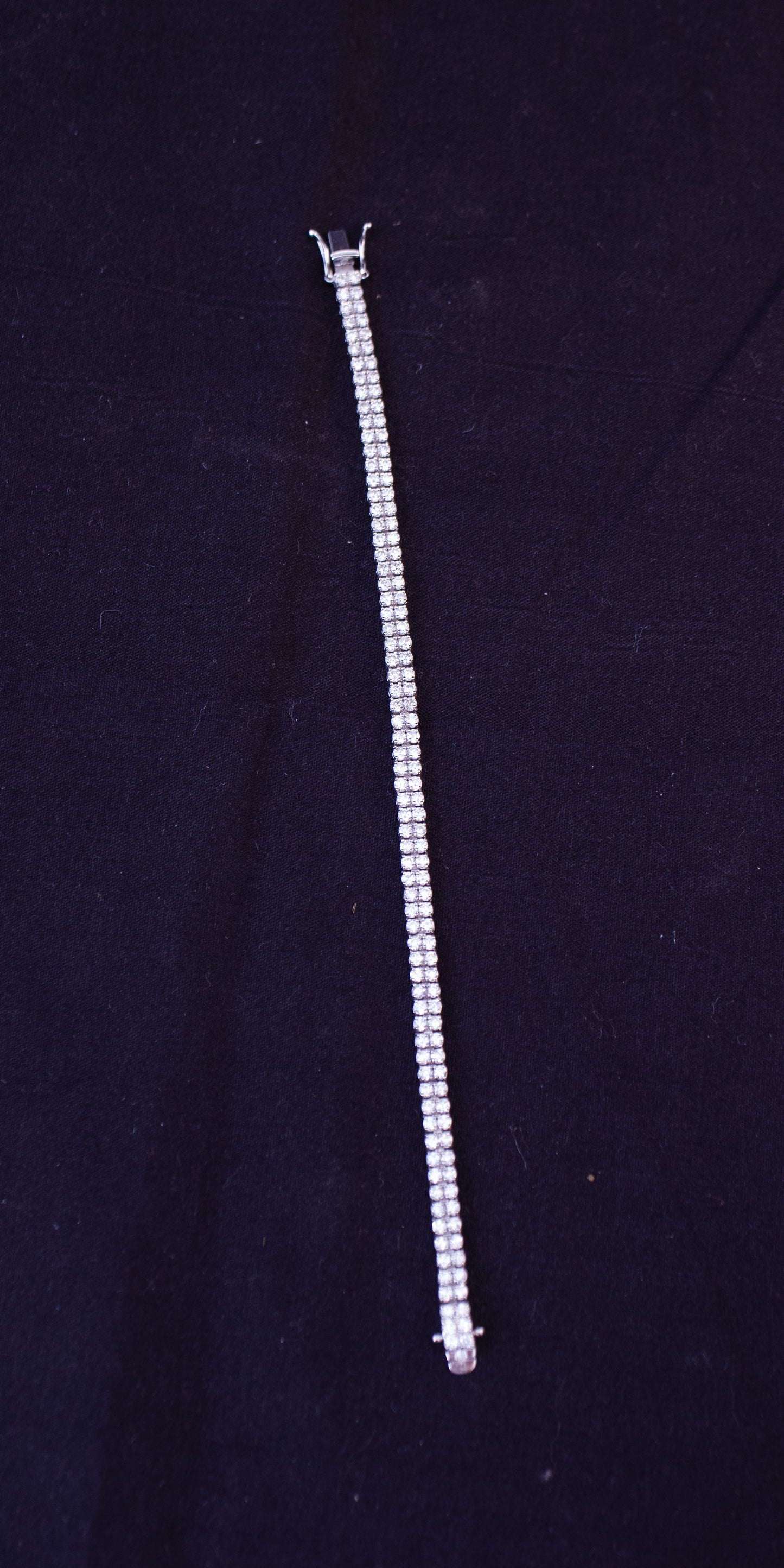 Double Row Tennis Bracelet