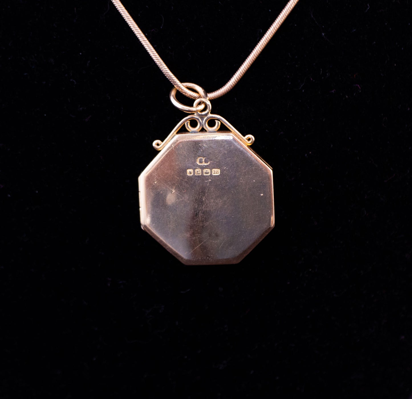 Ruby Locket Necklace