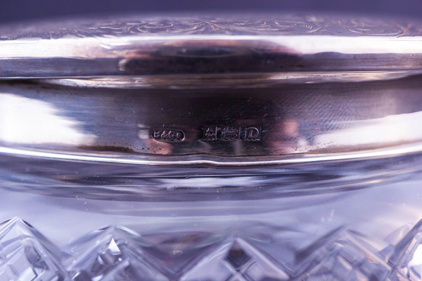 Silver Top Jar