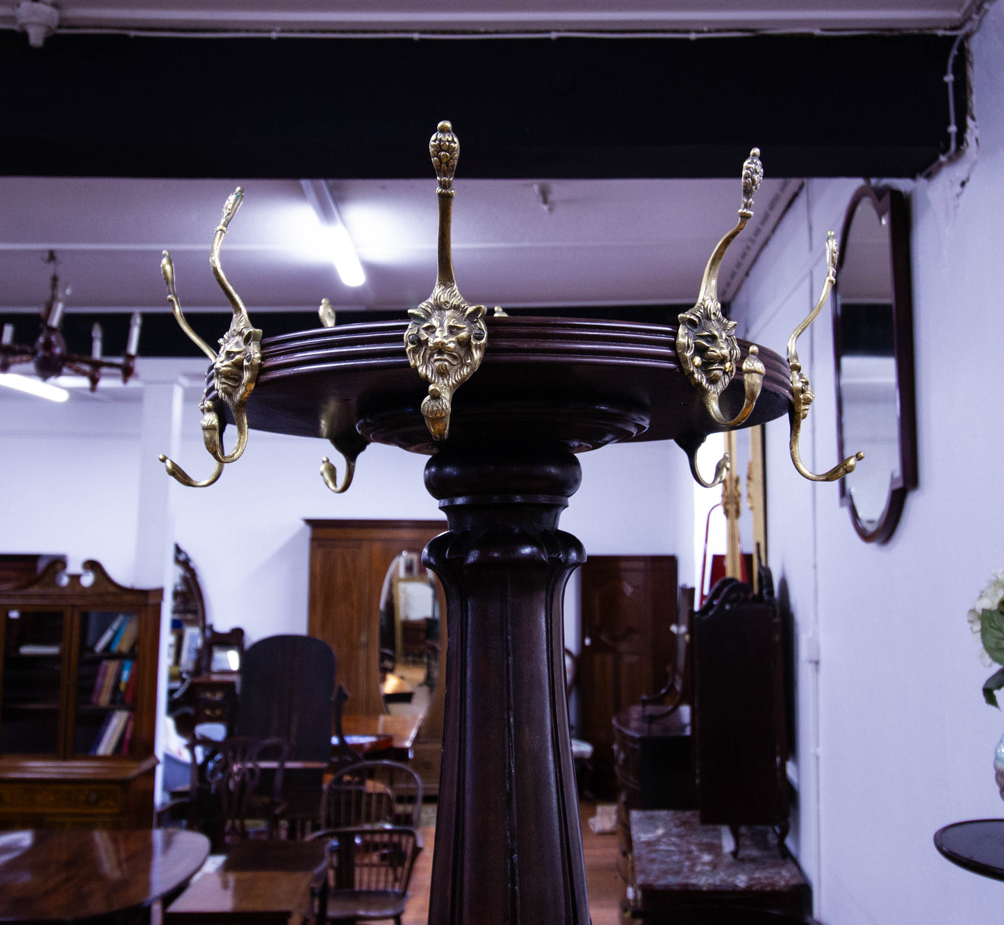 Mahogany Coat Stand