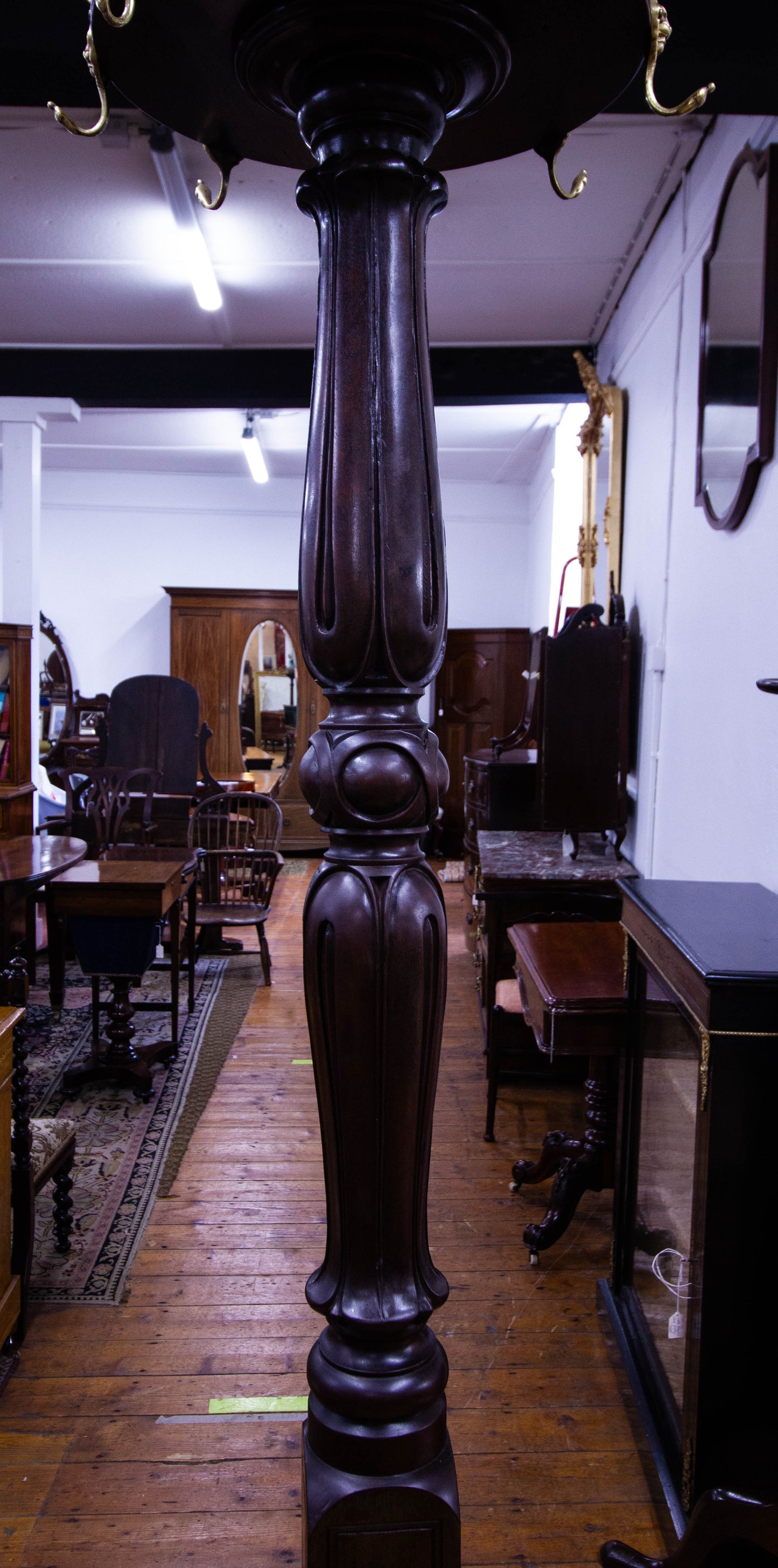 Mahogany Coat Stand