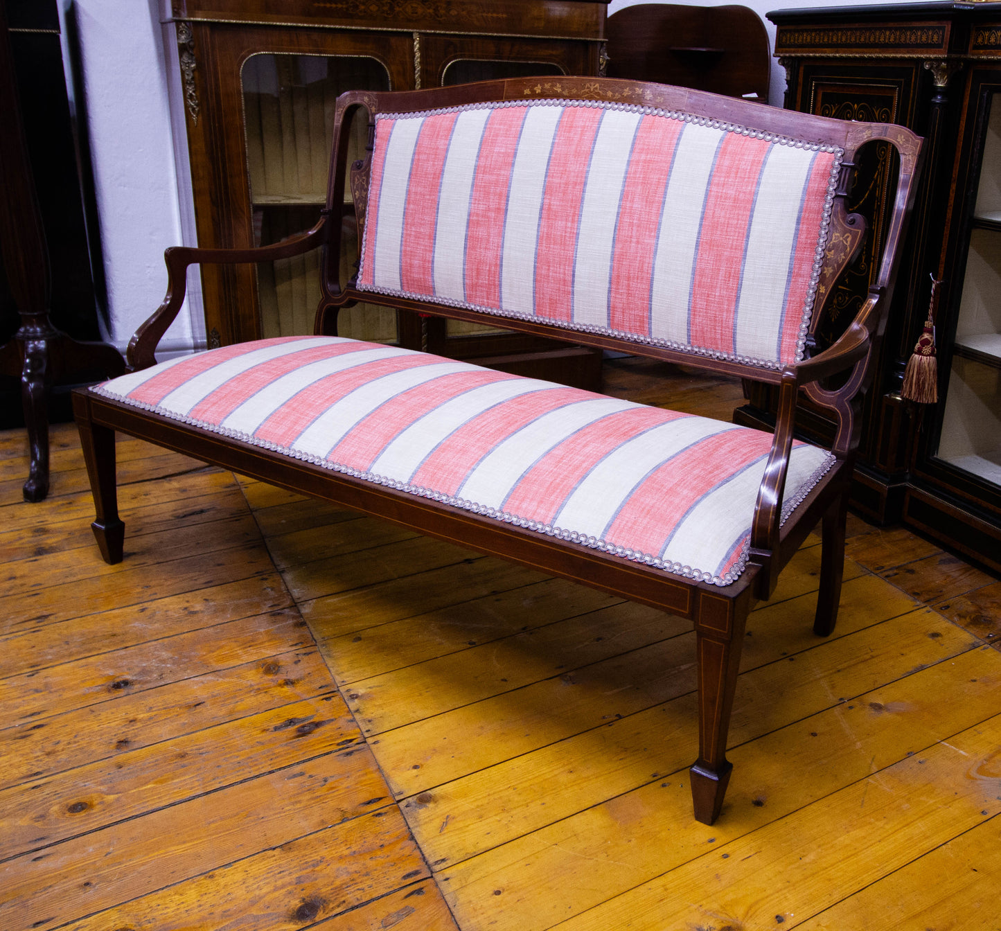 Inlaid Settee