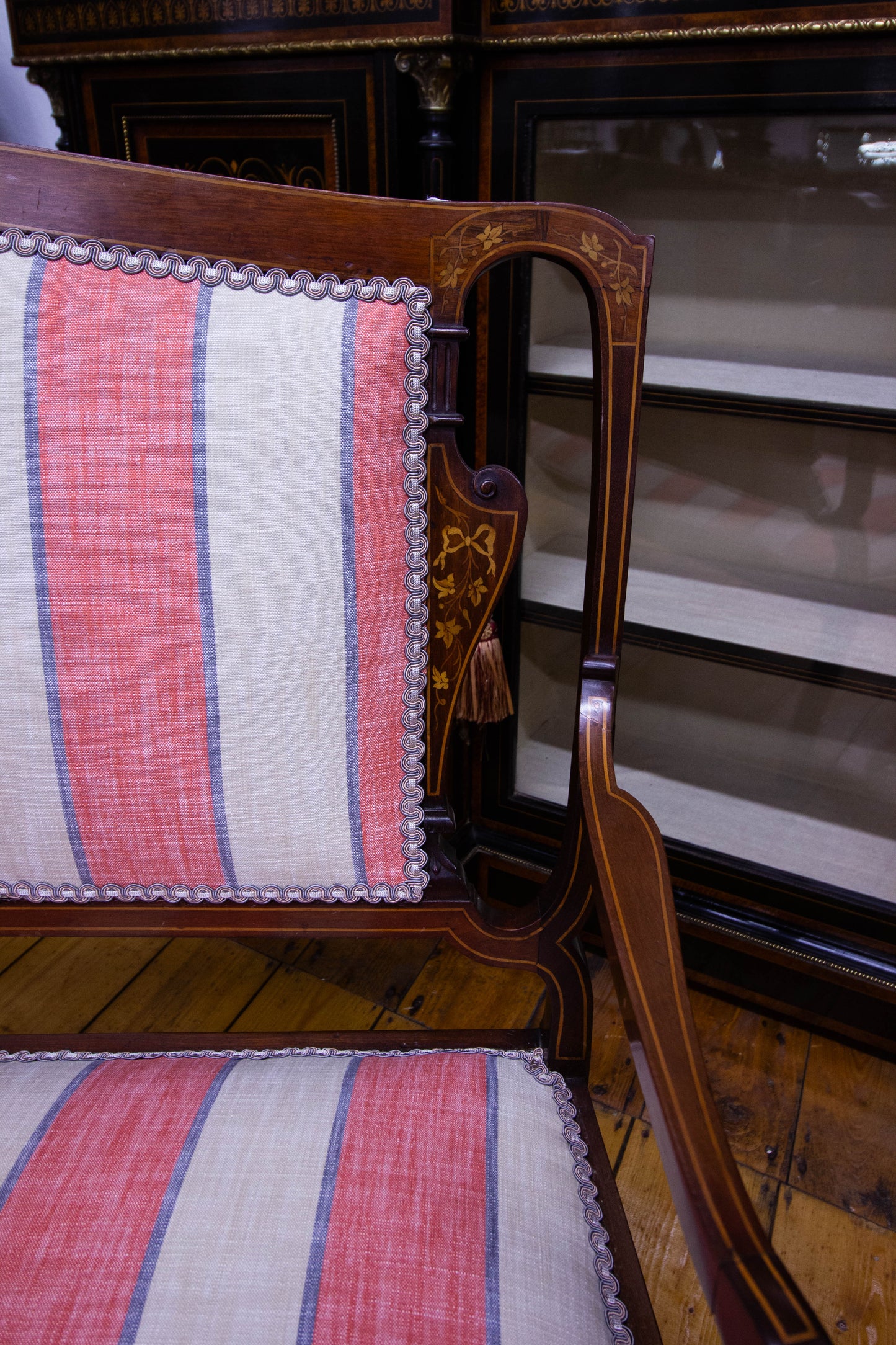 Inlaid Settee