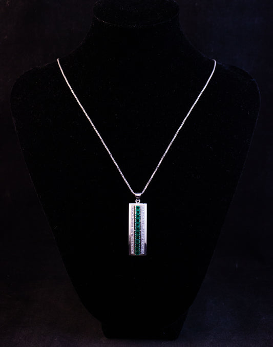 Emerald Pendant Necklace