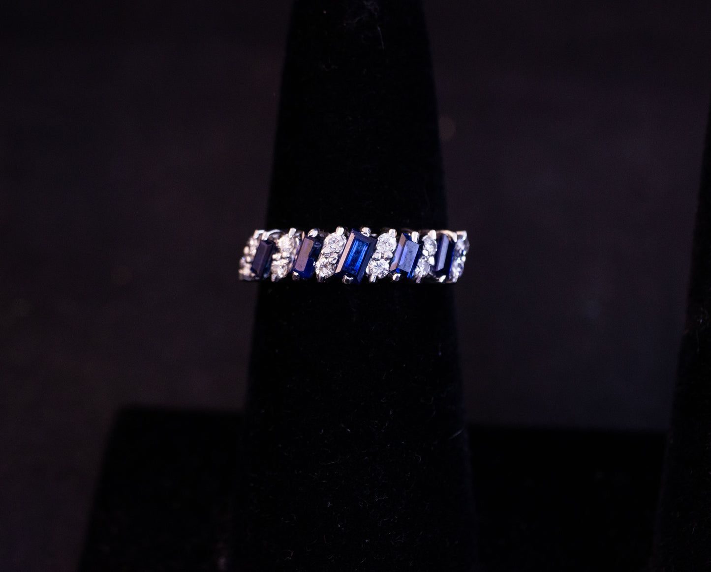 Sapphire Diamond Ring