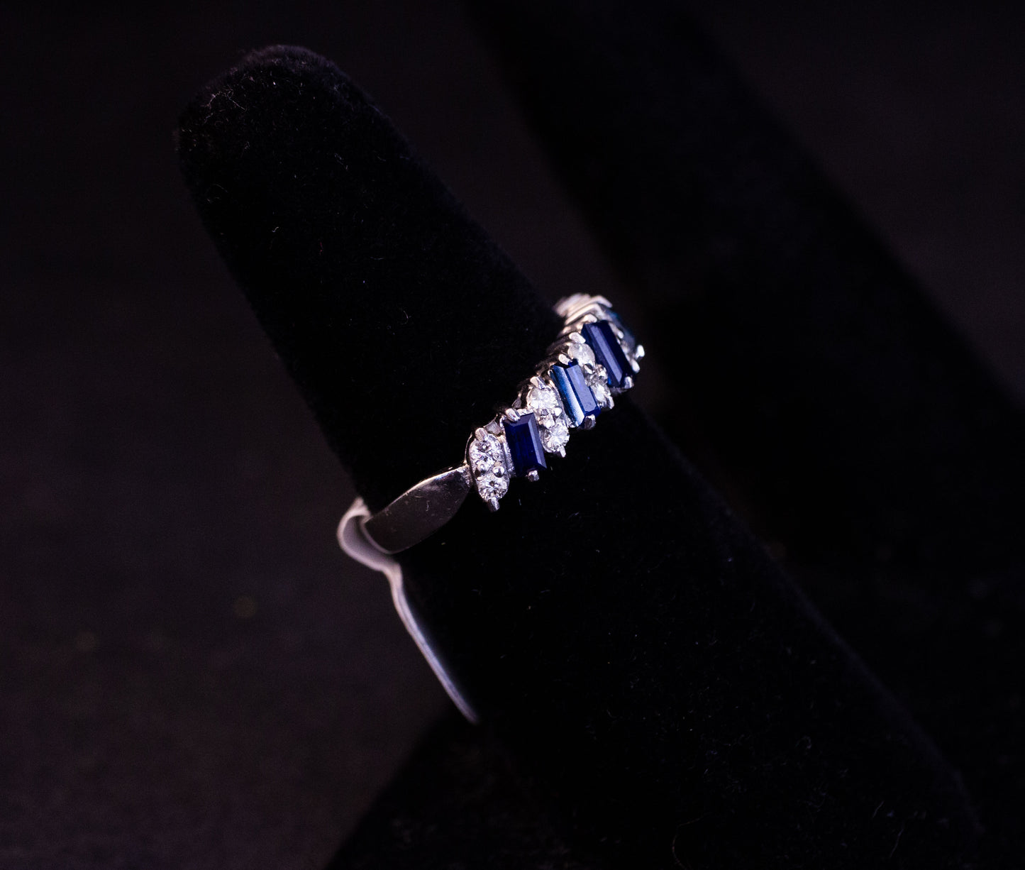 Sapphire Diamond Ring