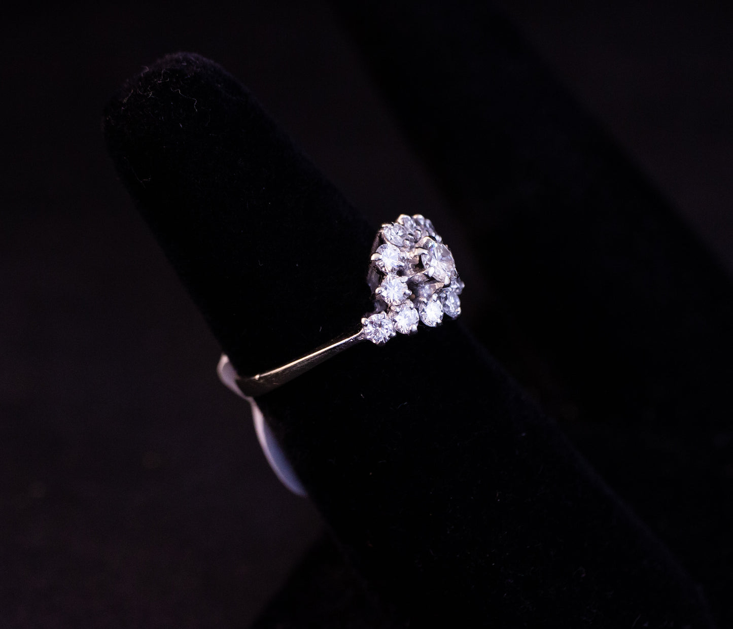 Swirl Diamond Ring