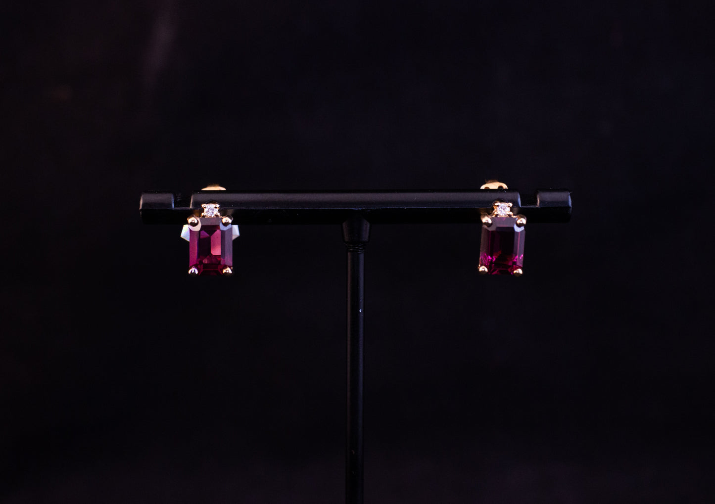Pink Tourmaline Earrings