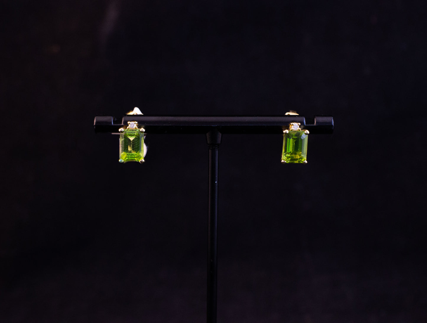 Green Tourmaline Earrings