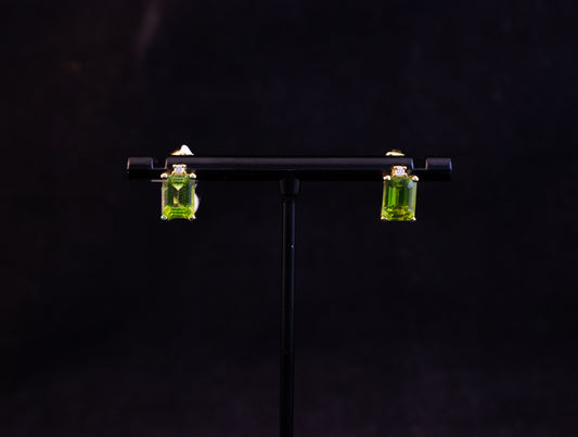 Green Tourmaline Earrings