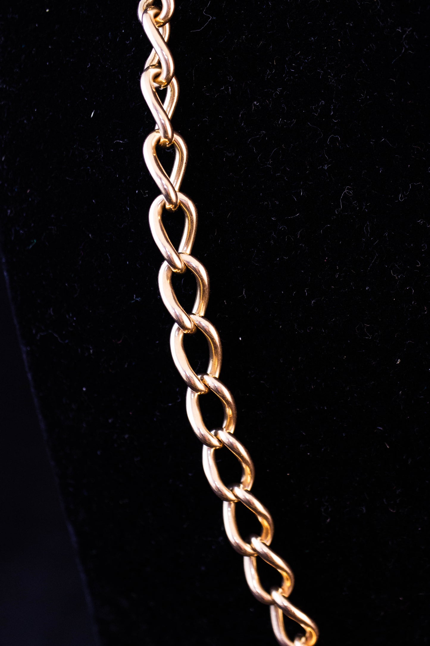 Gold Curb Link Necklace