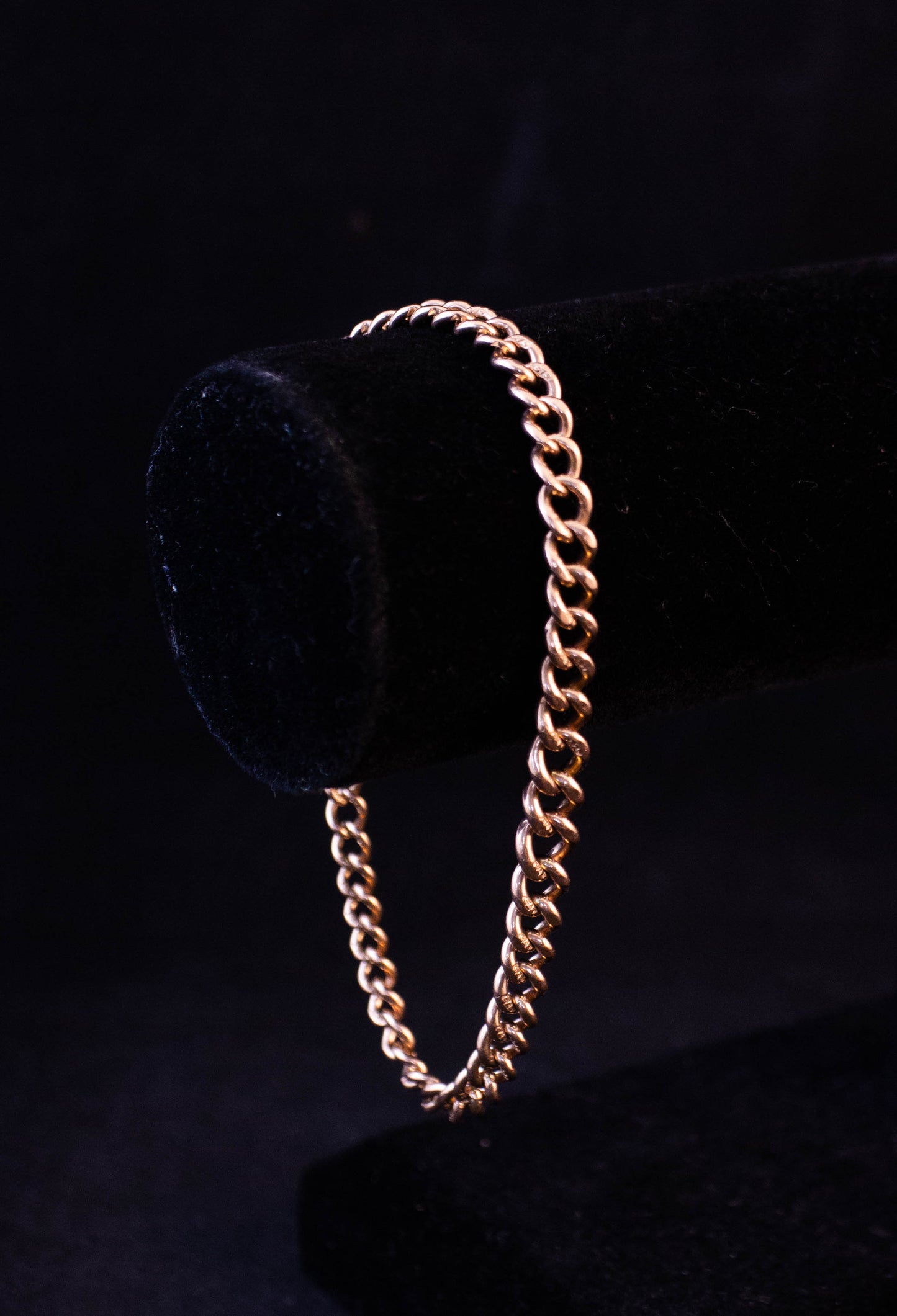 Gold Curb Link Bracelet