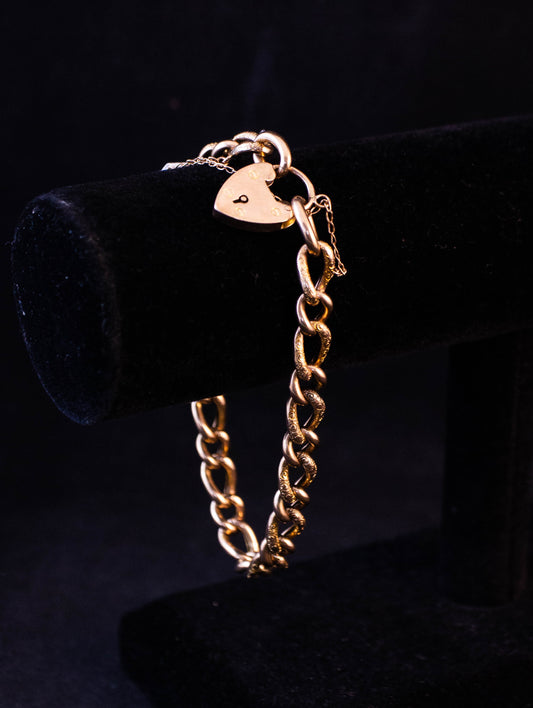 Gold Curb Link Bracelet