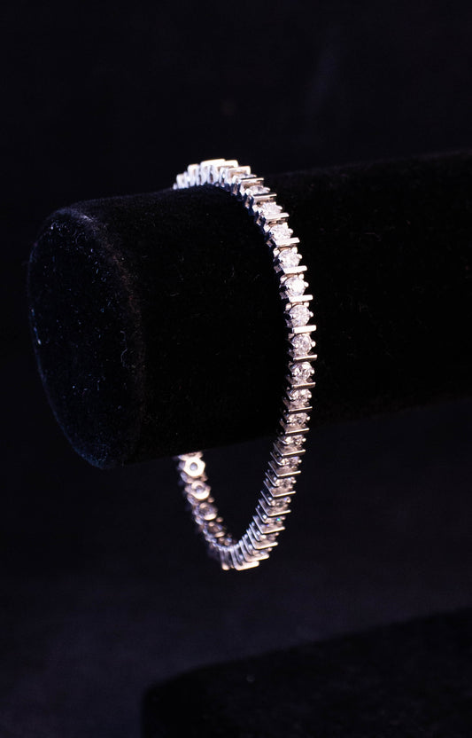 White Gold and Diamond Bracelet