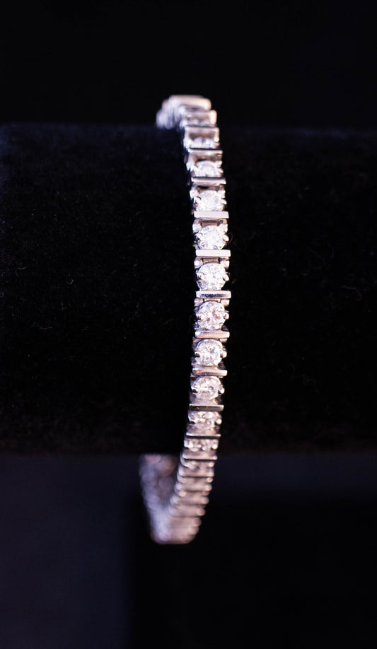 White Gold and Diamond Bracelet