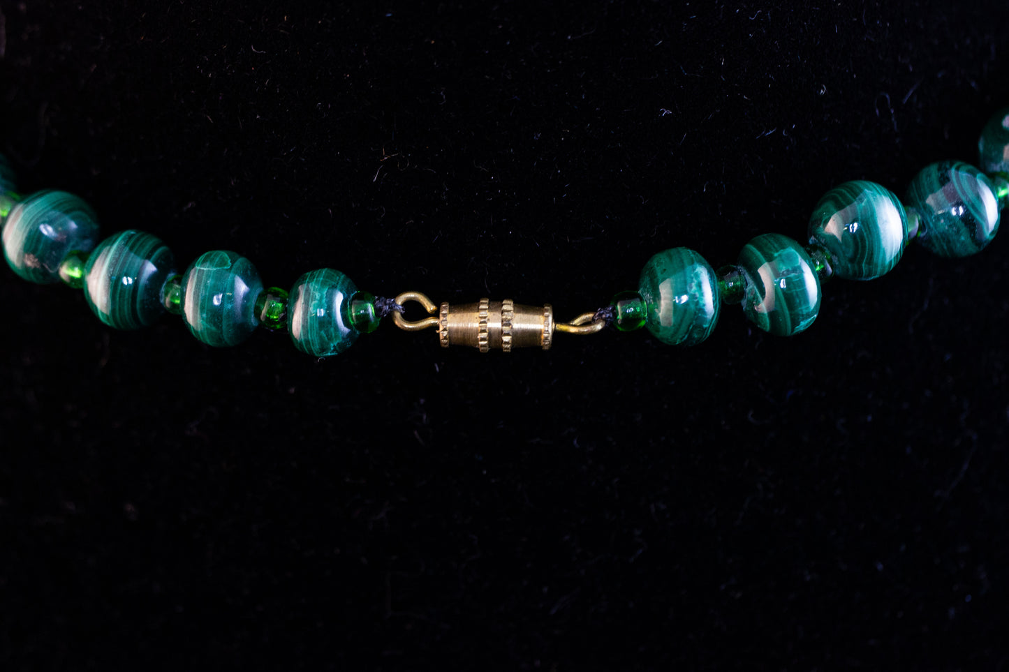 Malachite Bead Necklace
