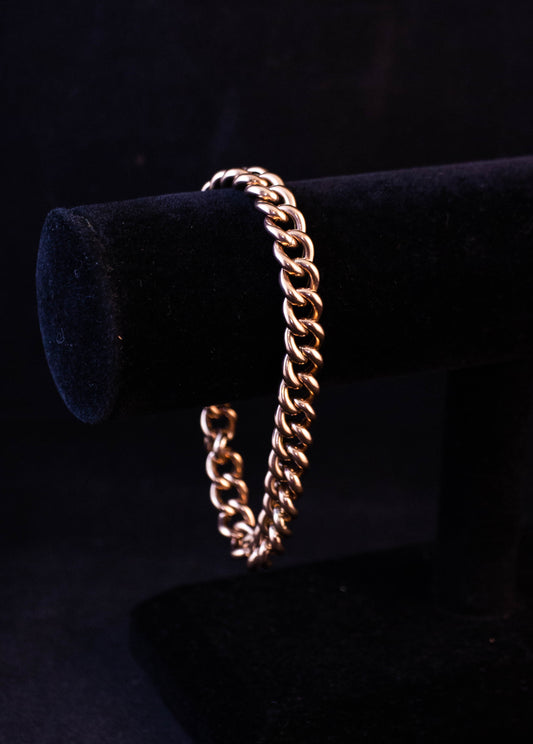 Rose Gold Curb Bracelet