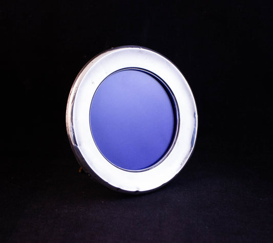 Round Silver Frame