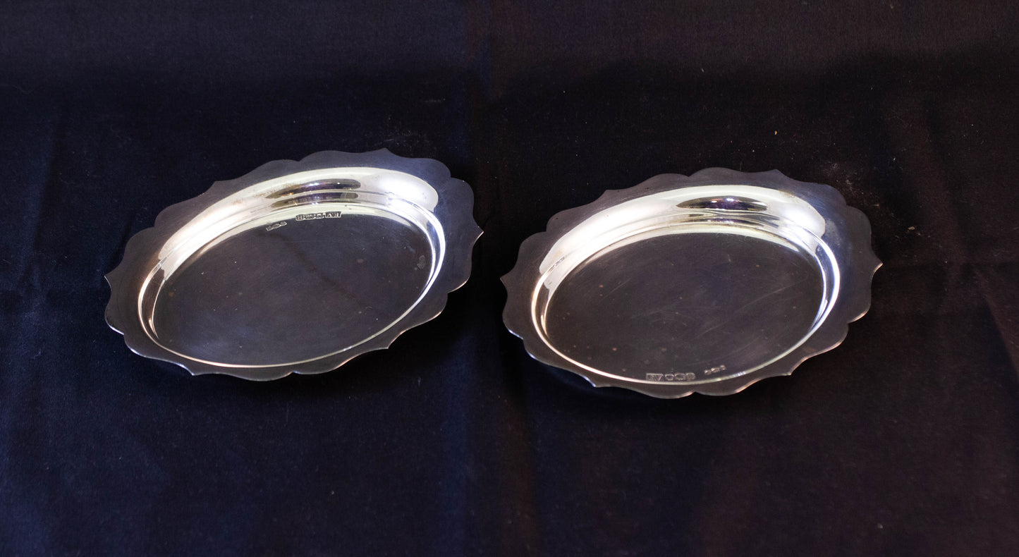 Pair of Silver Coasters