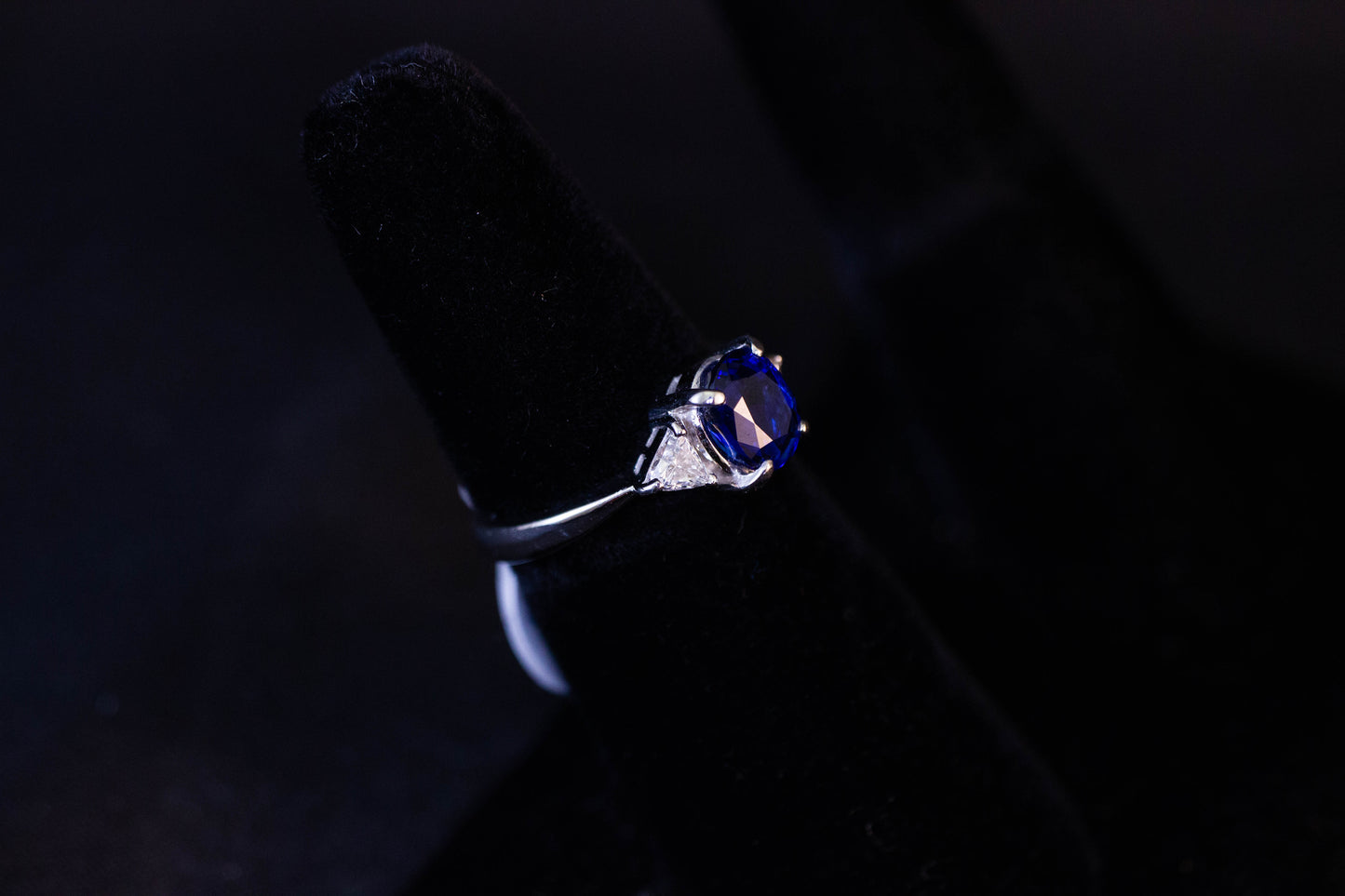 Sapphire Trilogy Ring