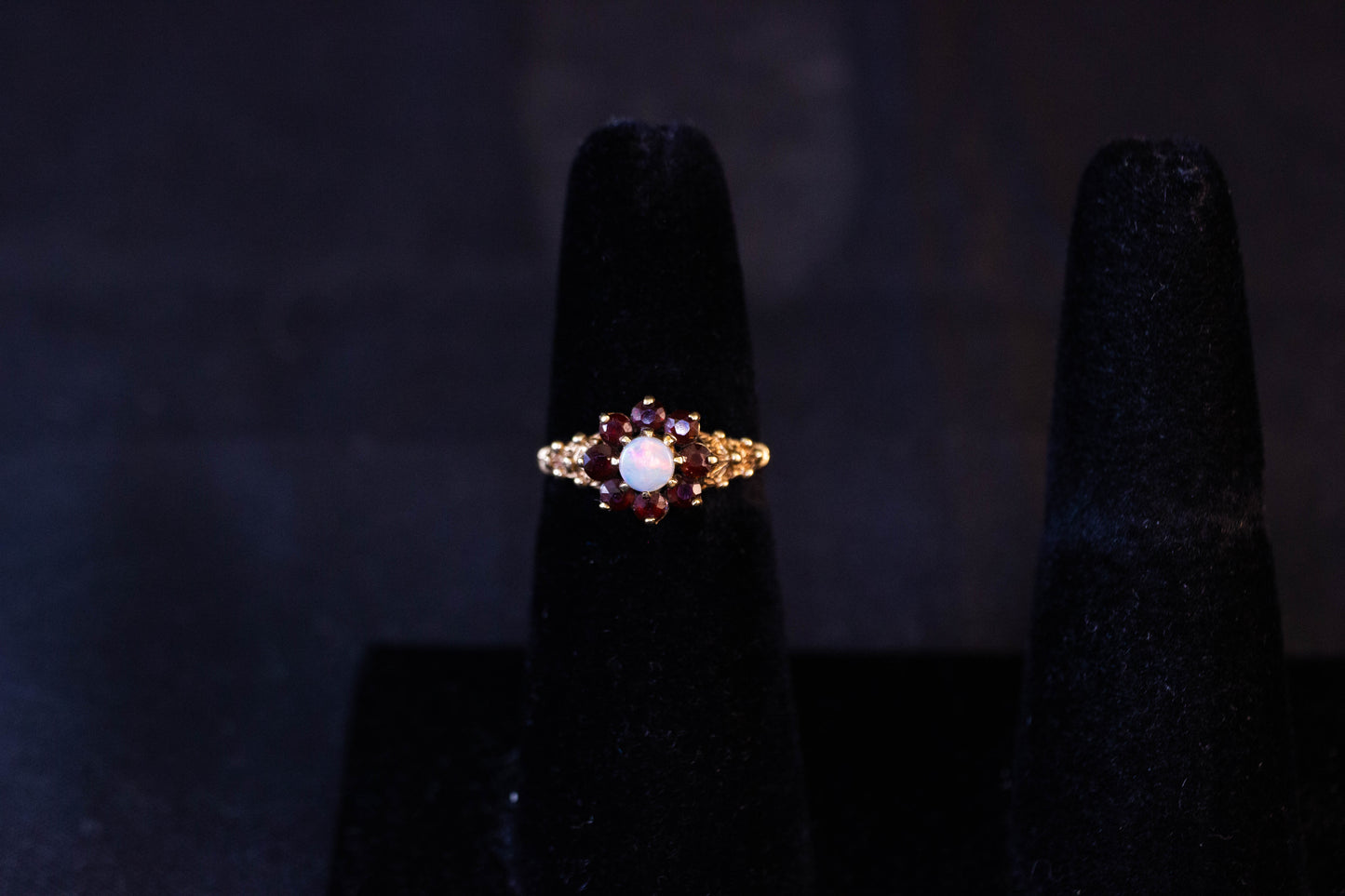 Opal Cluster Dress Ring