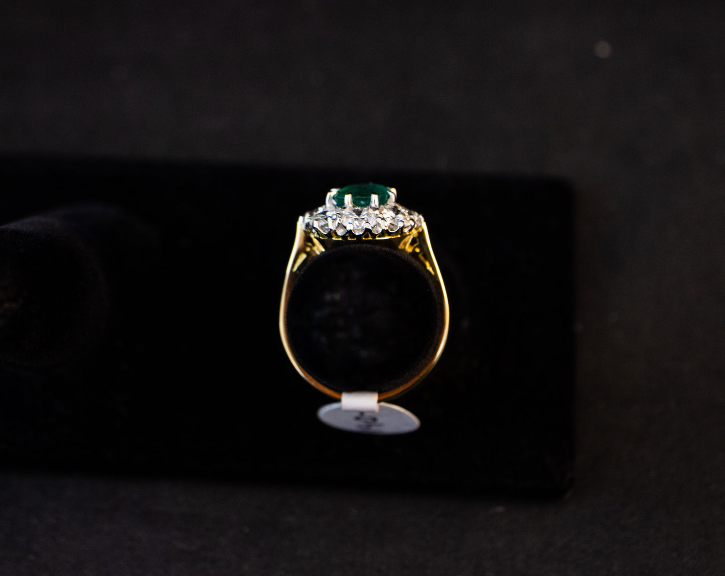 Emerald Cluster Ring