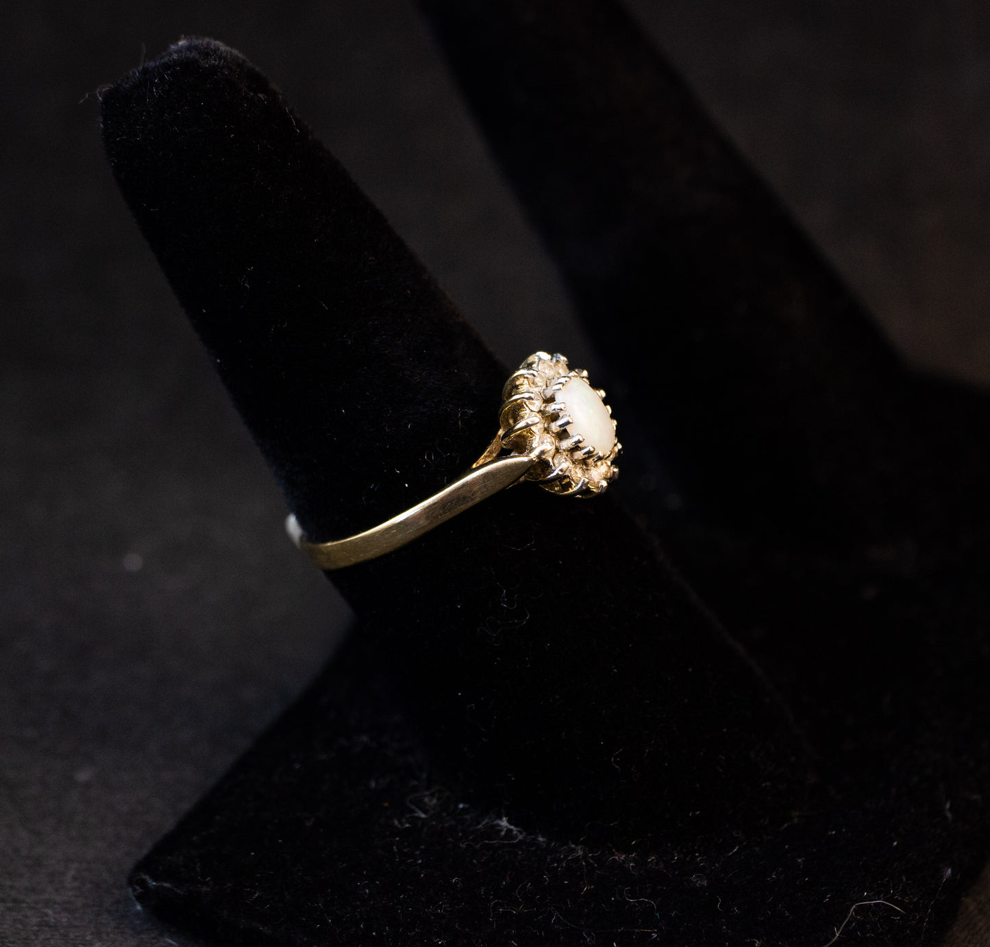 Opal Cluster Ring