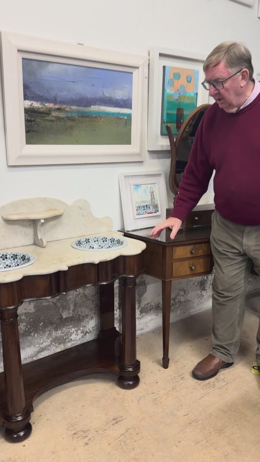 Victorian Rosewood Double Washstand