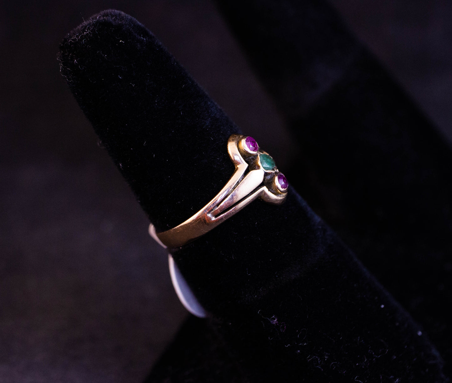 Ruby Emerald Dress Ring