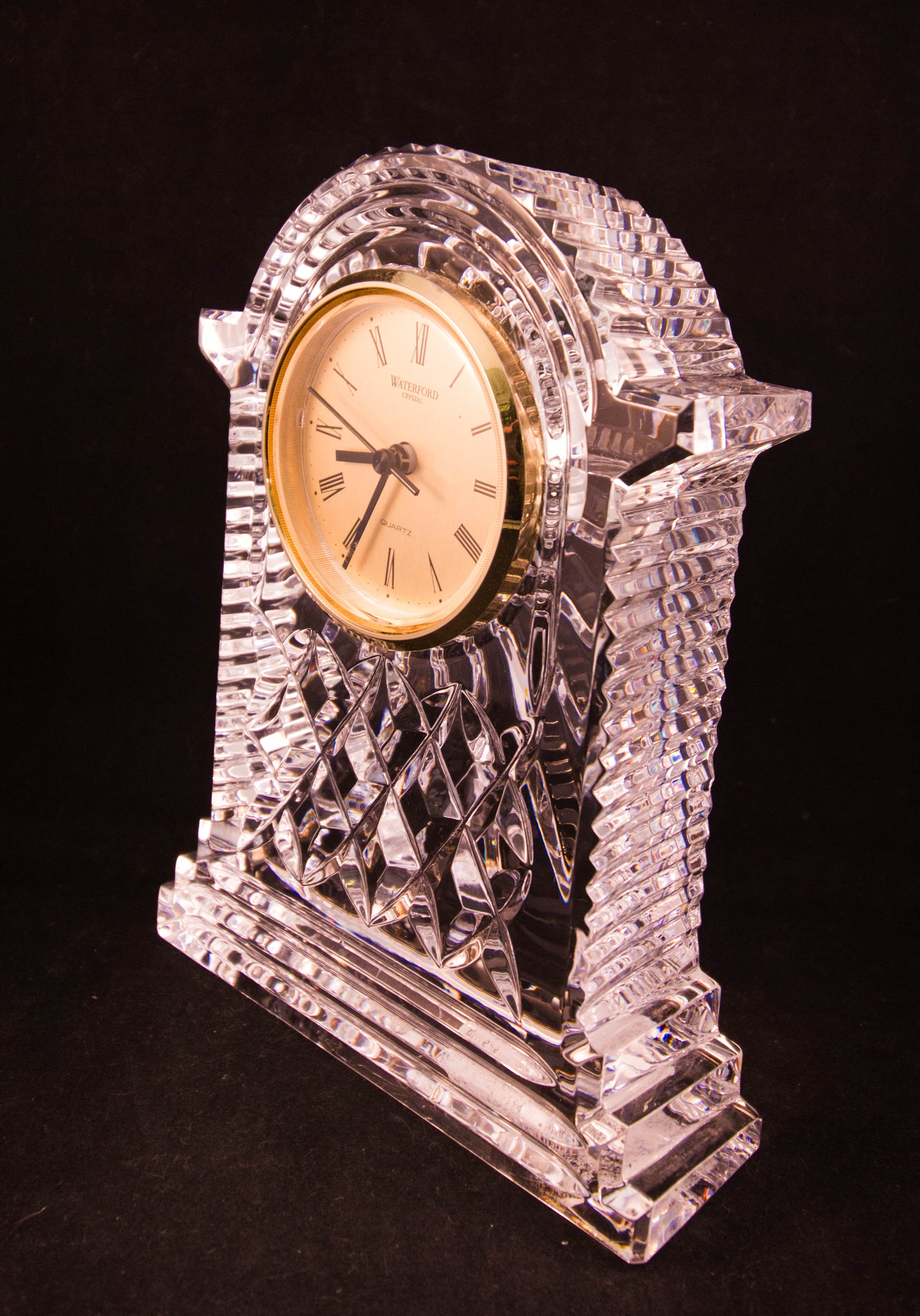 Waterford Crystal Desk Clock - Old Strathcona Antique Mall