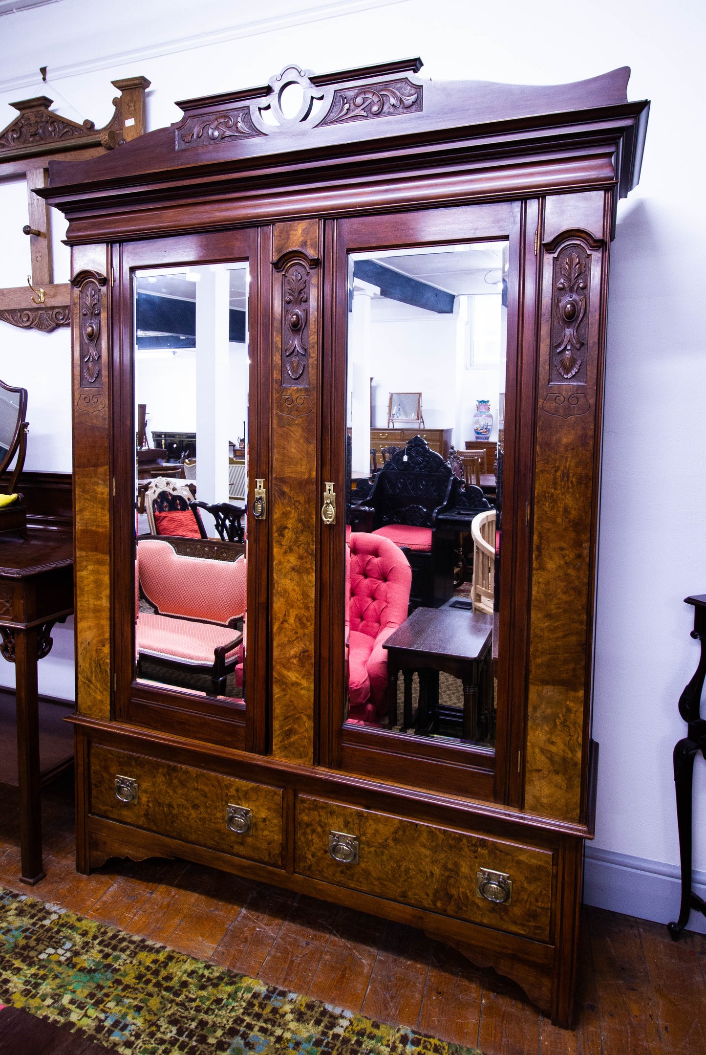 Quality Walnut Wardrobe